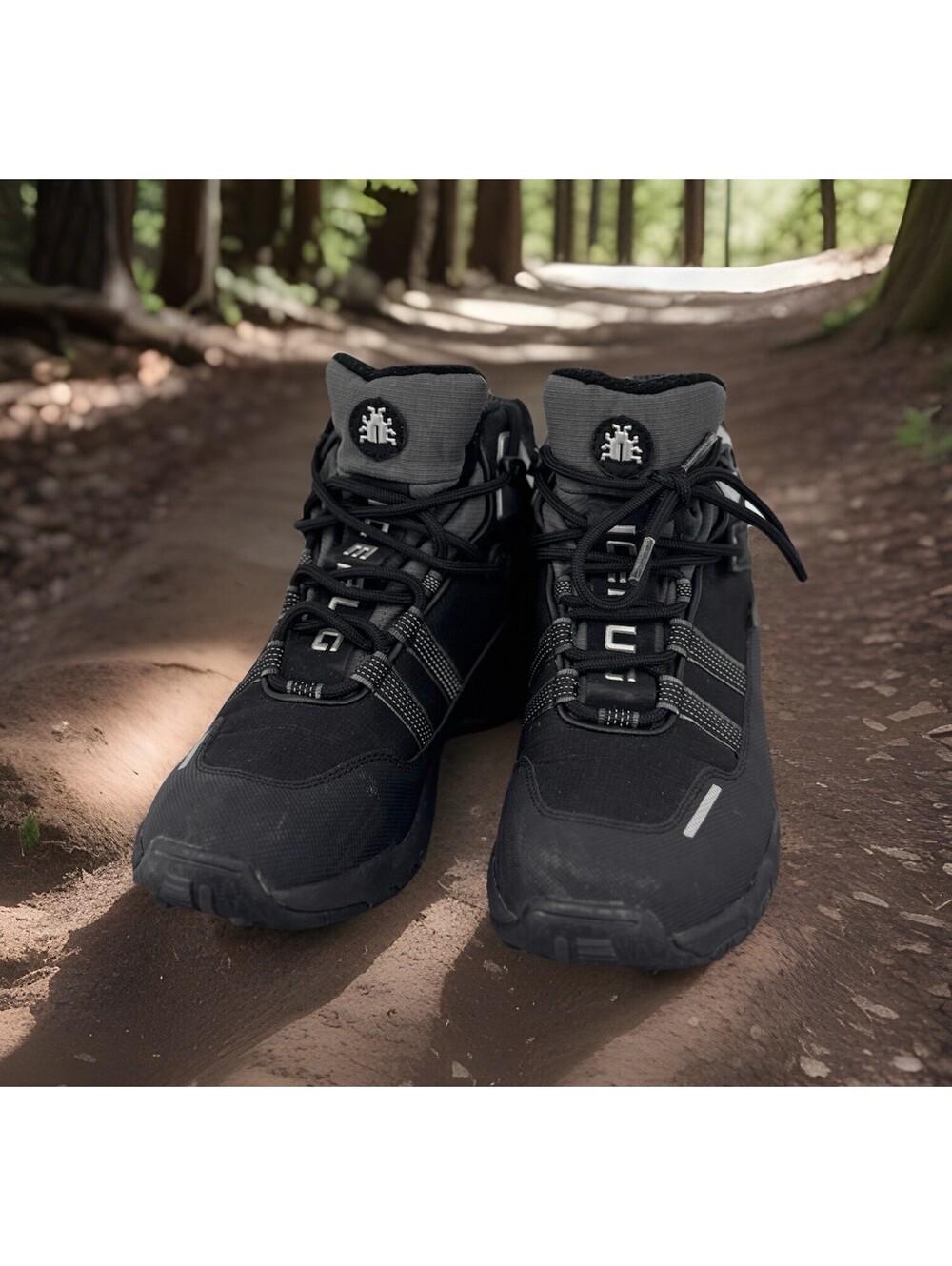 Icebug Studded hiking Running Shoes BUGrip Traction Hiking Boots Wm- 8.5 Mens 7